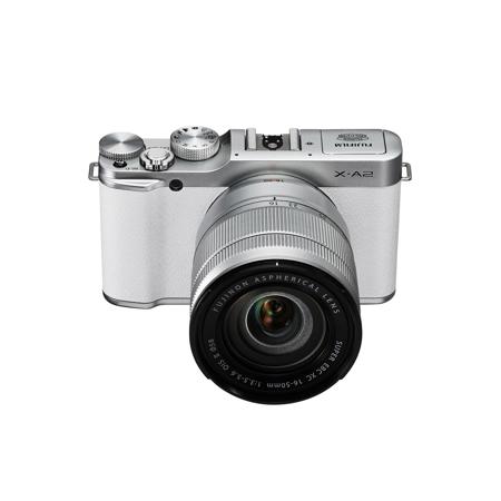 Fujifilm X-A2 Mirrorless Camera with XC 16-50mm f/3.5-5.6 Lens- White