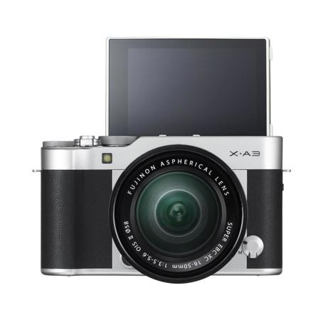 Fujifilm X-A3 Mirrorless with 16-50mm OIS II Lens, Silver