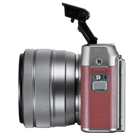 Fujifilm X-A5 Mirrorless Camera with XC 15-45mm OIS PZ Lens, Pink
