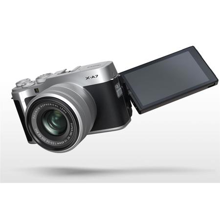 Fujifilm X-A7 Mirrorless Digital Camera, Fujinon XC 15-45mm OIS PZ