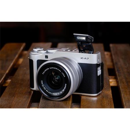 Fujifilm X-A7 Mirrorless Digital Camera, Fujinon XC 15-45mm OIS PZ