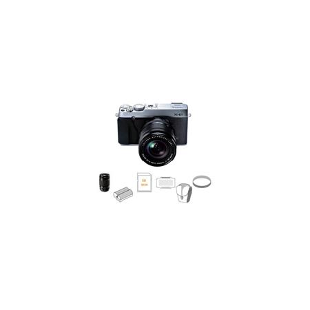 Fujifilm X-E1 Mirrorless Digital Camera Bundle "D" w/2 Fujifilm Zoom Lenses & Accessaries