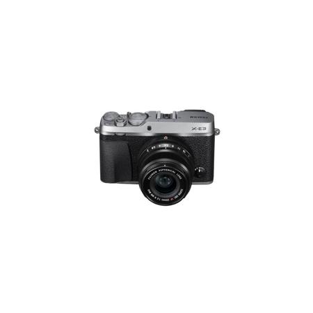 Fujifilm X-E3 Mirrorless Camera, Silver, with XF 23mm f/2 R WR Lens