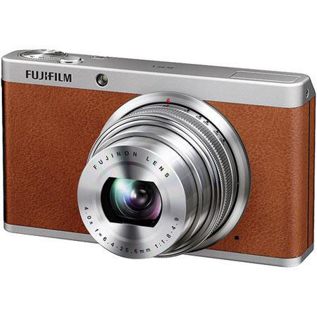 Fujifilm XF1 Digital Camera,Brown, Bundle w/Case, GB Class 10 SDHC Card, Battery