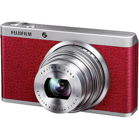 Fujifilm XF1 Digital Camera, 12MP, Red - Bundle "B"