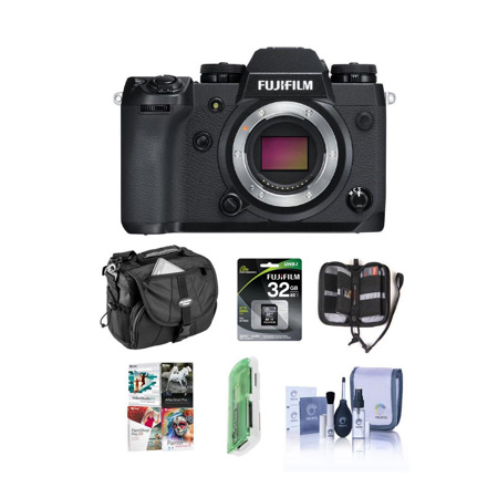 Fujifilm X-H1 24.3MP Mirrorless Digital Camera Black With Free Accessory Bundle