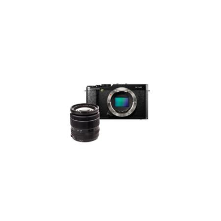 Fujifilm X-M1 Mirrorless Digital Camera Body, Black - Bundle with Fujifilm XF 18-55mm Lens
