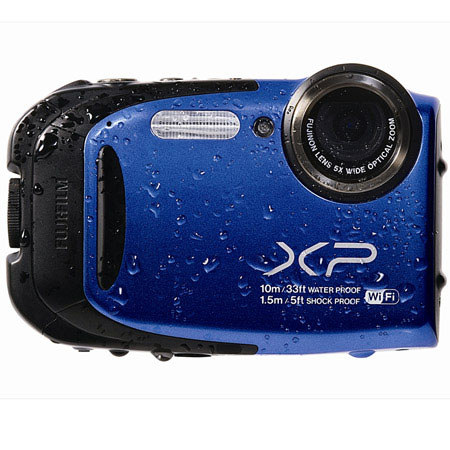Fujifilm FinePix XP70 Digital Camera, Blue
