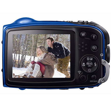 Fujifilm FinePix XP70 Digital Camera, Blue