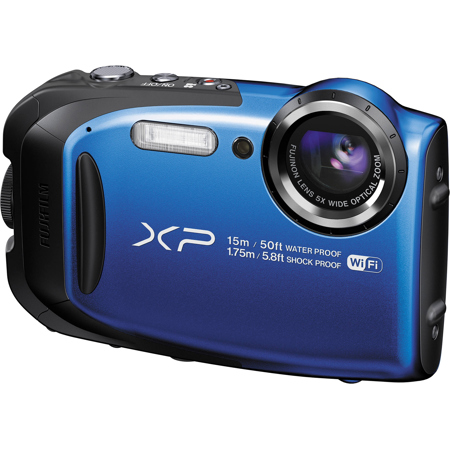Fujifilm FinePix XP80 Digital Camera, Graphite Blue