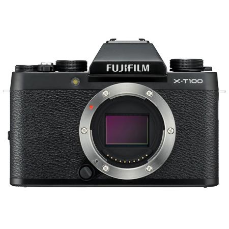 Fujifilm X-T100 Mirrorless Digital Camera Body, Black