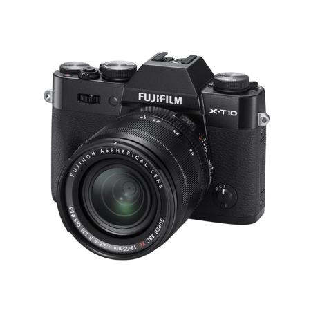 Fujifilm X-T10 Mirrorless Camera with XF 18-55mm R LM OIS Lens,  Black