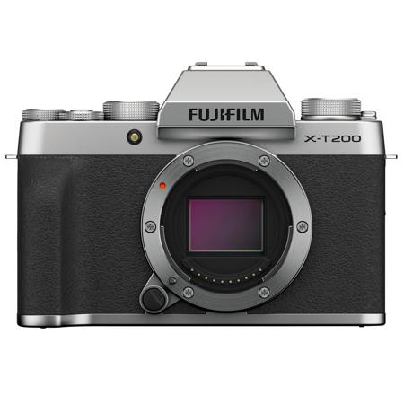 Fujifilm X-T200 Mirrorless Digital Camera Body - Silver