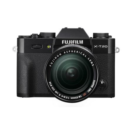 Fujifilm X-T20 Mirrorless Camera w/XF 18-55mm F2.8-4 R LM OIS Lens, Black