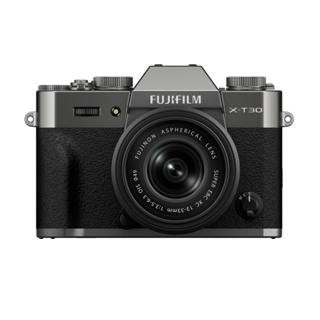 Fujifilm X-T30 III Mirrorless Camera with XC 13-33mm Lens, Charcoal Silver