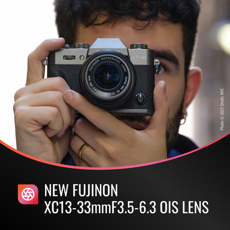 Fujifilm X-T30 III Mirrorless Camera with XC 13-33mm Lens, Silver