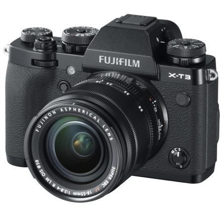 Fujifilm X-T3 Camera with XF 18-55mm f/2.8-4 R LM OIS Lens, Black