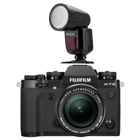 Fujifilm X-T3 Mirrorless Camera with XF 18-55mm f/2.8-4 R Lens Black W/ FP Flash