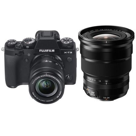 Fujifilm X-T3 Mirrorless Camera with XF 18-55mm f/2.8-4 / XF 10-24mm F4.0 Lenses