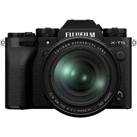 Fujifilm X-T5 Camera & XF 16-80mm f/4.0 Lens, Black, w/Battery