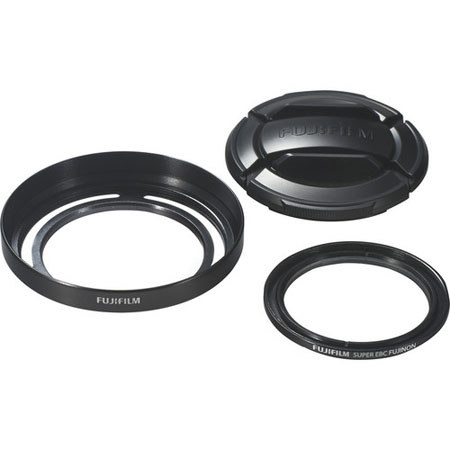 Fujifilm X20 Lens Hood and Filter Set - Black