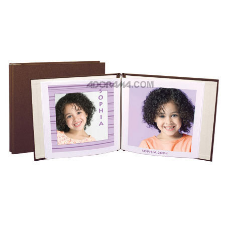 Lineco 9518808PA Pop Art Album, 9inx10in, Chocolate