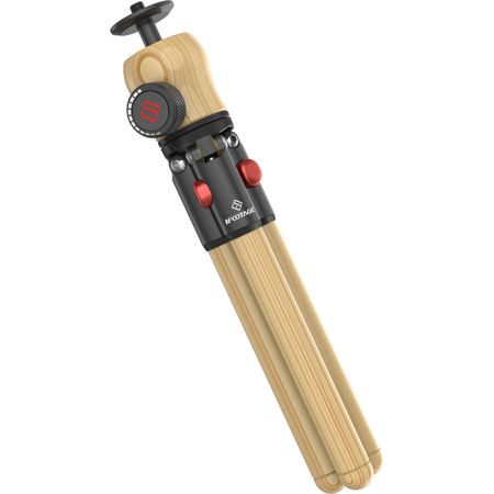 iFootage WB-B Timberpod Standard Edition Mini Tripod, Beech Wood, Black