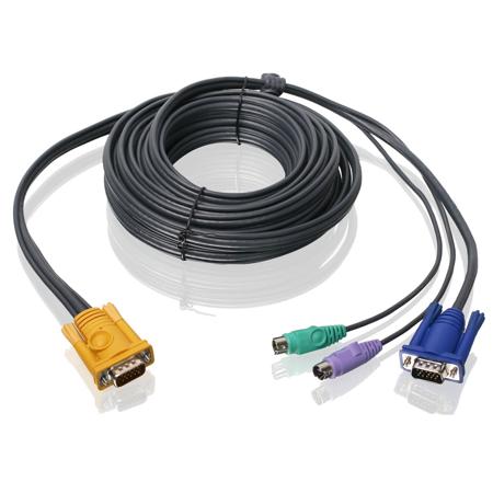 IOGEAR G2L5206PTAA 20' Bonded Cable with PS/2 and VGA Connections