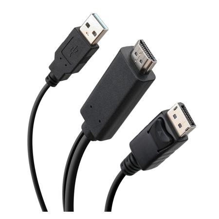 IOGEAR 6' Active HDMI to DisplayPort Cable