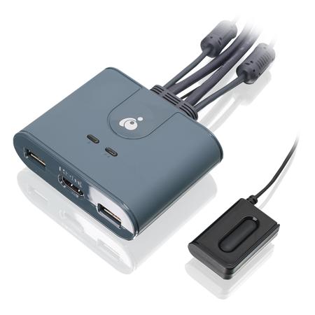 IOGEAR 2-Port Full HD KVM Switch with HDMI and USB Connections