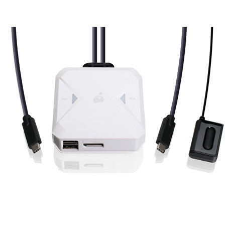 IOGEAR 2-Port 4K USB-C KVM Switch with DisplayPort Output