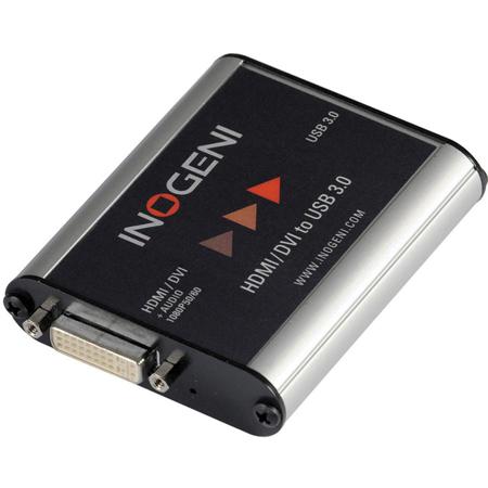 INOGENI HDMI/DVI-D to USB 3.0 Video Capture Card, 1080p Video Resolution Support