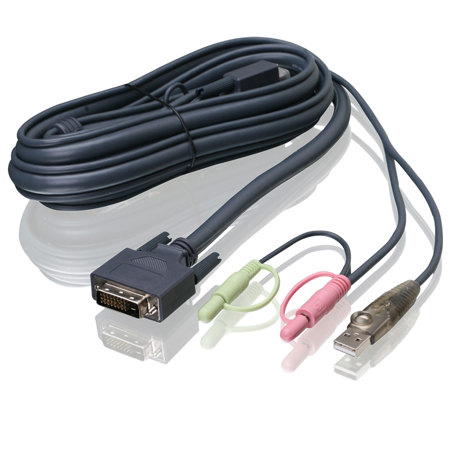IOGEAR 6 Feet Dual-Link DVI KVM Cable