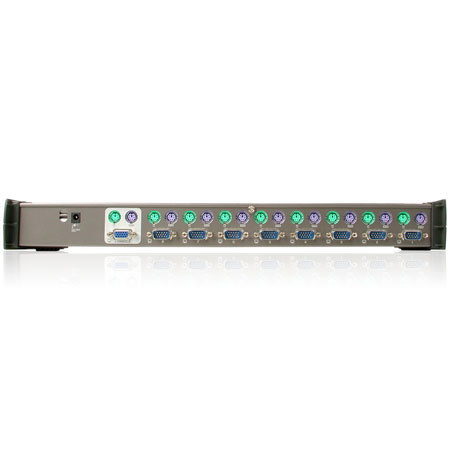 IOGEAR 8 Port PS2/USB MiniView Ultra KVM Switch Kit
