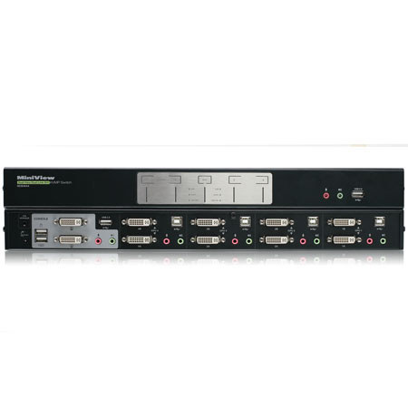 IOGEAR 4-Port Dual View Dual-Link DVI KVMP Switch