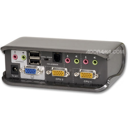 IOGEAR 2 Port MiniView Extreme Multimedia KVMP Switch