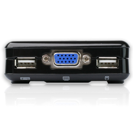IOGEAR GCS42UW6 2-Port Compact USB VGA KVM