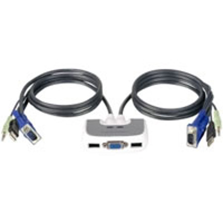 IOGEAR 2-Port MiniView Micro USB PLUS KVM Switch