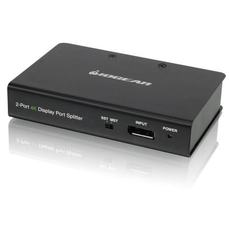 IOGEAR 2-Port DisplayPort 1.2 Cinema 4K Splitter and Multi-Monitor MST Hub