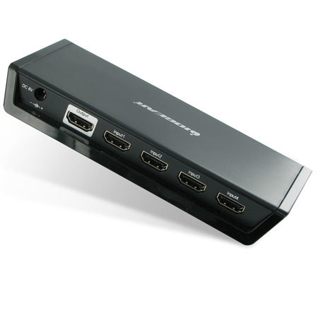 IOGEAR 4-Port HD Audio/Video Switch with Remote