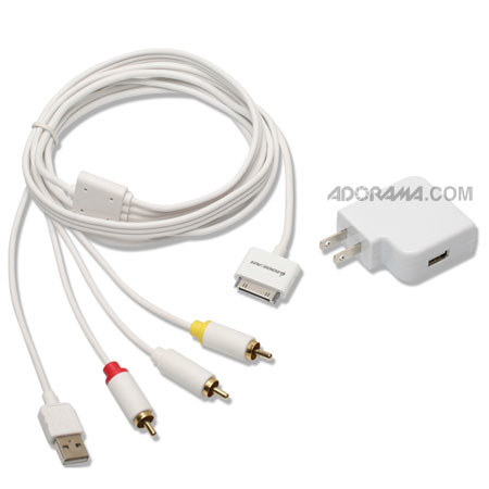 IOGEAR Composite AV Cable with Charge and Sync