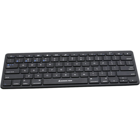 IOGEAR Slim Multi-Link Bluetooth Keyboard with Stand& Reversible Micro USB Cable