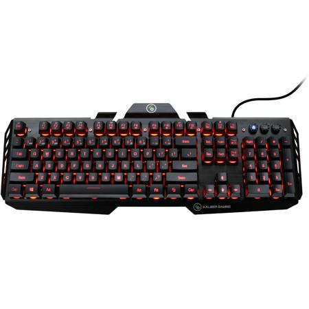 IOGEAR HVER RGB Aluminum Wired Gaming Keyboard, 104 Keys