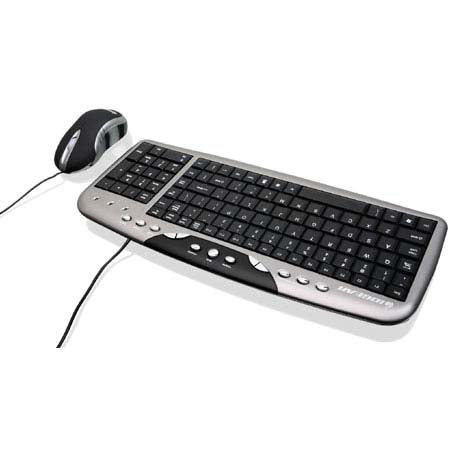 IOGEAR Compact Desktop Wired Keyboard and Mouse Set