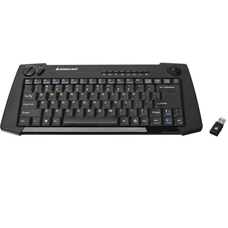 IOGEAR 2.4GHz Multimedia Keyboard with Laser Trackball