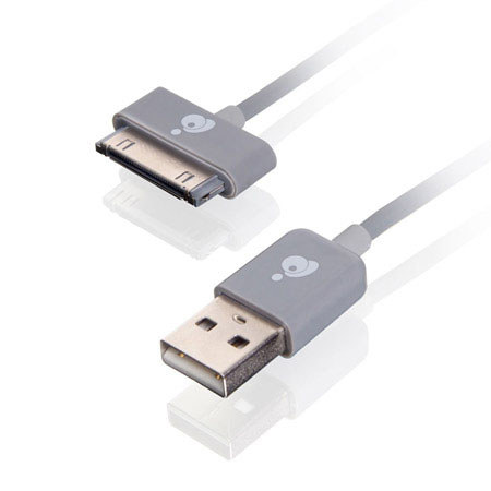 IOGEAR 6.5' (2m) Charge and Sync USB to 30-Pin Cable