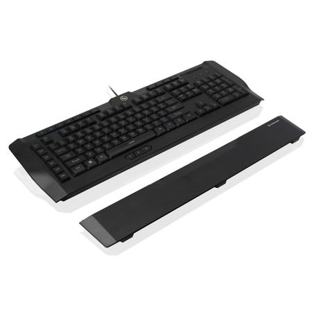 IOGEAR Kaliber Gaming IKON II 124-Key RGB Wired Keyboard w/Detachable Palm Rest