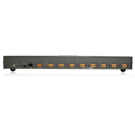 IOGEAR GCS1808iKIT 8-Port IP Based KVM Switch Kit with 4x PS/2 and 4x USB Cables