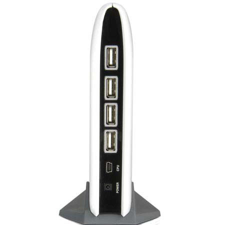 IOGEAR GUH284R 6 Port USB 2.0 Hub&Card Readr w/480 Mbps