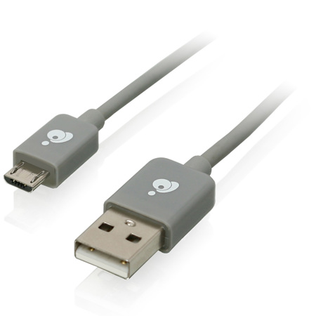 IOGEAR Cavo USB - Micro USB Per Ricarica E Sincronizzazione - Super Flessibile E Antigroviglio (GUMU02) - Compatibile Con Smartphone, Tablet, GPS